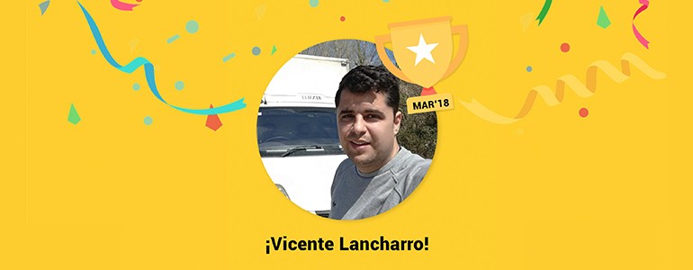 Entrevista a nuestro transportista del mes de Marzo 2018: Vicente
